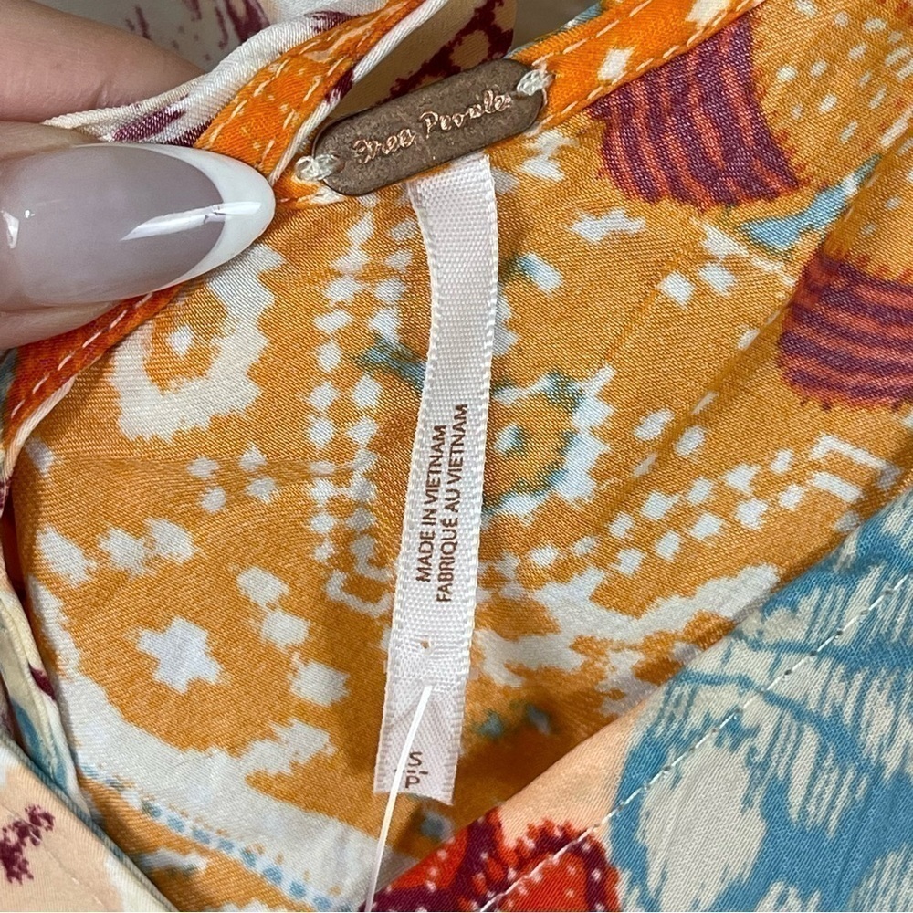 Free People Tied To You (Tropical Combo) Tank Top Size Small Women - Picture 9 of 12